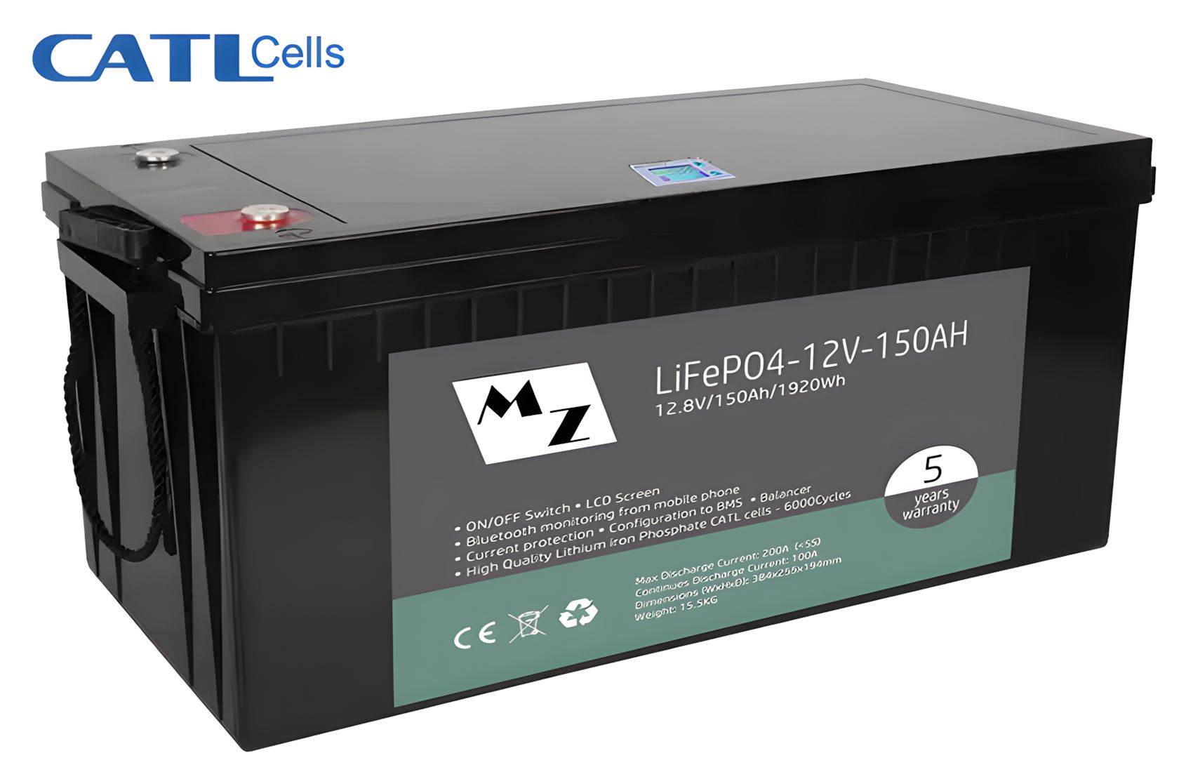 LiFePO4 1920Wh 12V 150Ah